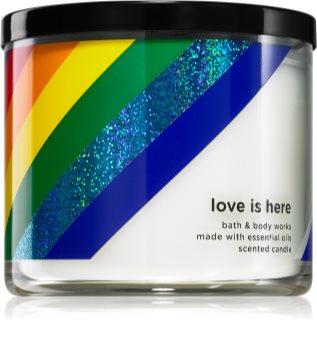 Bath & Body Works Love is Here vonná sviečka