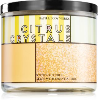 Bath & Body Works Citrus Crystals vonná sviečka