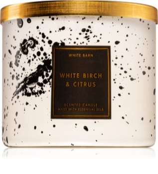 Bath & Body Works White Birch & Citrus scented candle