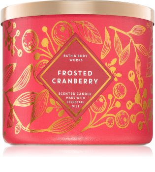 Bath & Body Works Frosted Cranberry illatos gyertya II.