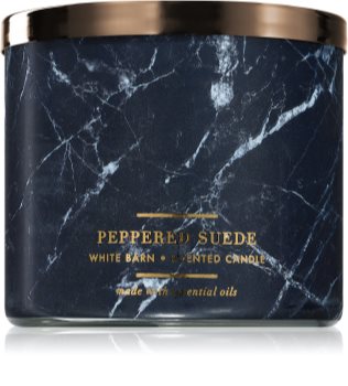 Bath & Body Works Peppered Suede vonná sviečka