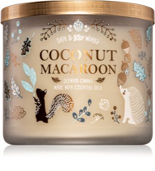 coconut macaroon candle bath and body works