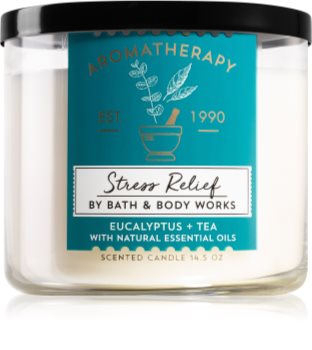 Bath & Body Works Aromatherapy Eucalyptus & Tea αρωματικό κερί