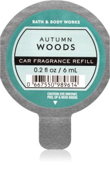 Bath & Body Works Autumn Woods vůně do auta náhradní náplň
