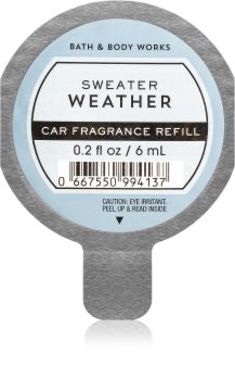 Bath & Body Works Sweater Weather vôňa do auta náhradná náplň
