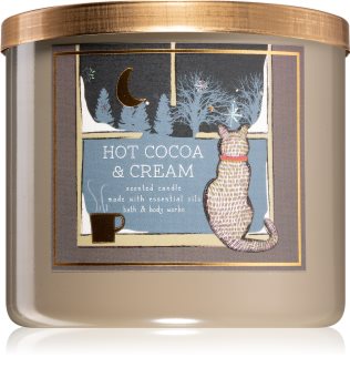Bath & Body Works Hot Cocoa & Cream vonná sviečka IV.