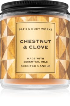 Bath & Body Works Chestnut & Clove vonná sviečka I.