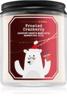 Bath & Body Works Frosted Cranberry vonná sviečka IV.