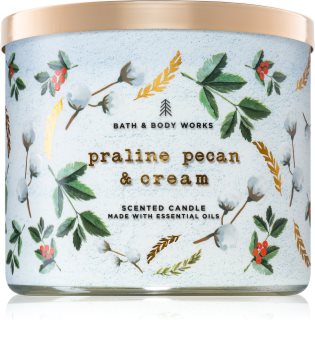 Bath & Body Works Praline Pecan & Cream vonná sviečka