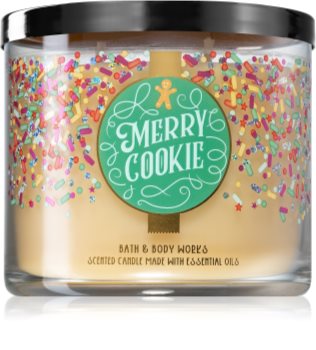 Bath & Body Works Merry Cookie vonná sviečka