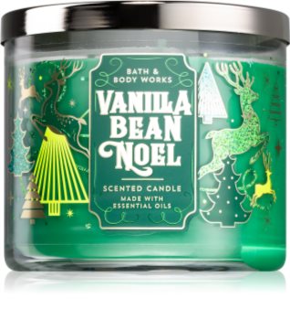 bath and body works candle vanilla bean noel