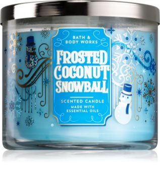 Bath & Body Works Frosted Coconut Snowball vonná sviečka