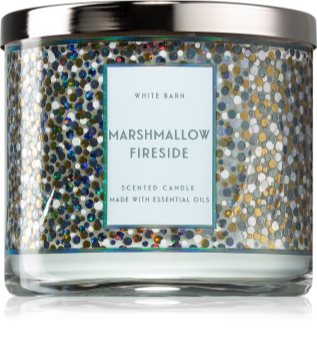 Bath & Body Works Marshmallow Fireside duftkerze mit ätherischen Öl I.