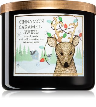 Bath & Body Works Cinnamon Caramel Swirl vonná sviečka II.