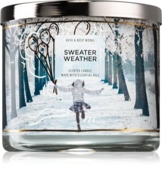 Bath & Body Works Sweater Weather vonná sviečka IV.