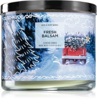 Bath & Body Works Fresh Balsam vonná svíčka V.
