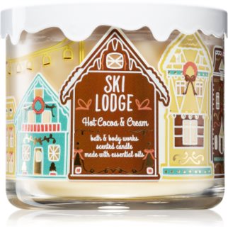Bath & Body Works Hot Cocoa & Cream vonná svíčka s esenciálními oleji