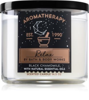 Bath & Body Works Relax Black Chamomile αρωματικό κερί