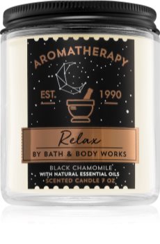 Bath & Body Works Relax Black Chamomile Tuoksukynttilä I.