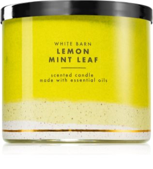 Bath & Body Works Lemon Mint Leaf illatos gyertya