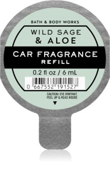 Bath & Body Works Wild Sage & Aloe vůně do auta náhradní náplň