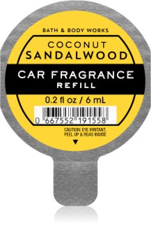 Bath & Body Works Coconut Sandalwood vôňa do auta náhradná náplň