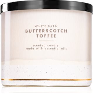 Bath & Body Works Butterscotch Toffee vela perfumada