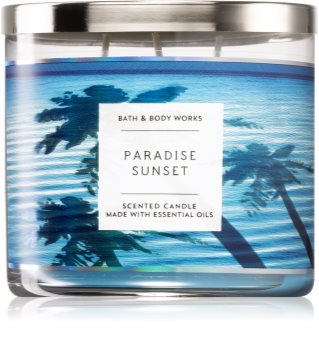 paradise sunset candle bath and body works