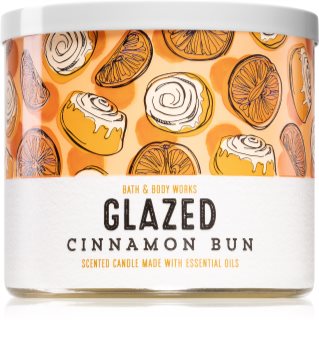 Bath & Body Works Glazed Cinnamon Bun vonná sviečka