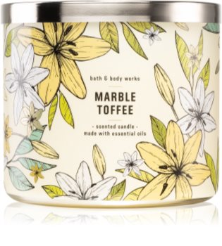 bath and body works marble candle