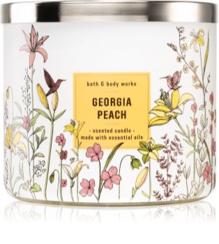 Bath & Body Works Georgia Peach vela perfumada