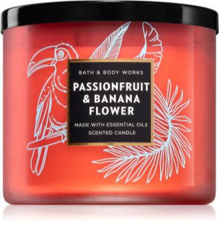 Bath & Body Works Passionfruit & Banana Flower vonná sviečka