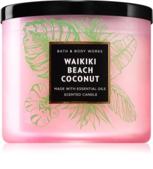 Bath & Body Works Waikiki Beach Coconut vela perfumada