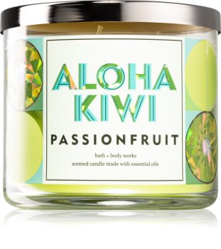 Bath & Body Works Aloha Kiwi Passionfruit lumânare parfumată