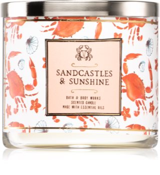 bath and body works sandcastles and sunshine candle