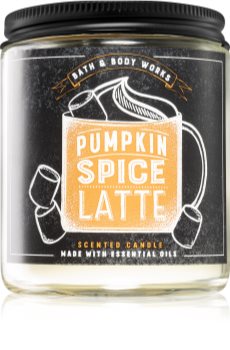 Bath & Body Works Pumpkin Spice Latte vonná svíčka I.