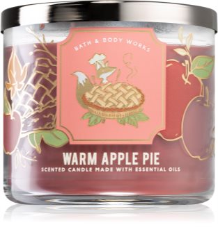 bath and body works warm apple pie candle