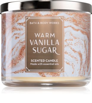 Bath & Body Works Warm Vanilla Sugar illatos gyertya