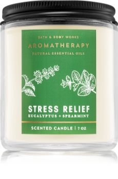 Bath & Body Works Aromatherapy Eucalyptus & Spearmint ароматна свещ