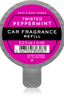 Bath & Body Works Twisted Peppermint ароматизатор для салона автомобиля сменный блок