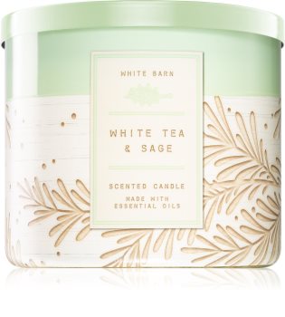 Bath & Body Works White Tea & Sage mirisna svijeća