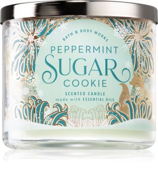 Bath & Body Works Peppermint Sugar Cookie vonná svíčka