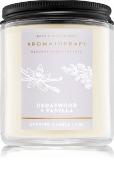 cedarwood vanilla bath and body works candle