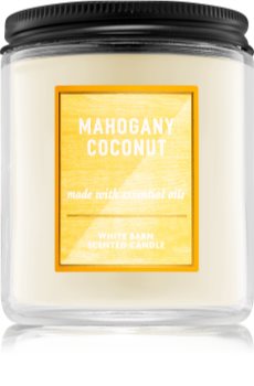 Bath & Body Works Mahogany Coconut illatos gyertya
