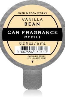 Bath & Body Works Vanilla Bean ambientador auto recarga de substituição