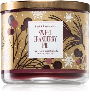 Bath & Body Works Sweet Cranberry Pie vonná sviečka