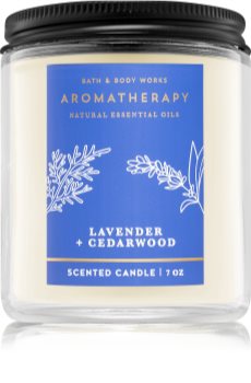 Bath & Body Works Lavender and Cedarwood bougie parfumée