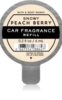 Bath & Body Works Snowy Peach Berry désodorisant voiture recharge