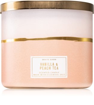 Bath & Body Works Vanilla & Peach Tea lumânare parfumată