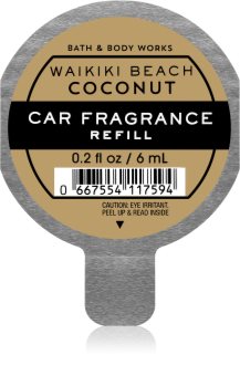 Bath & Body Works Waikiki Beach Coconut luftfräschare för bil Påfyllning